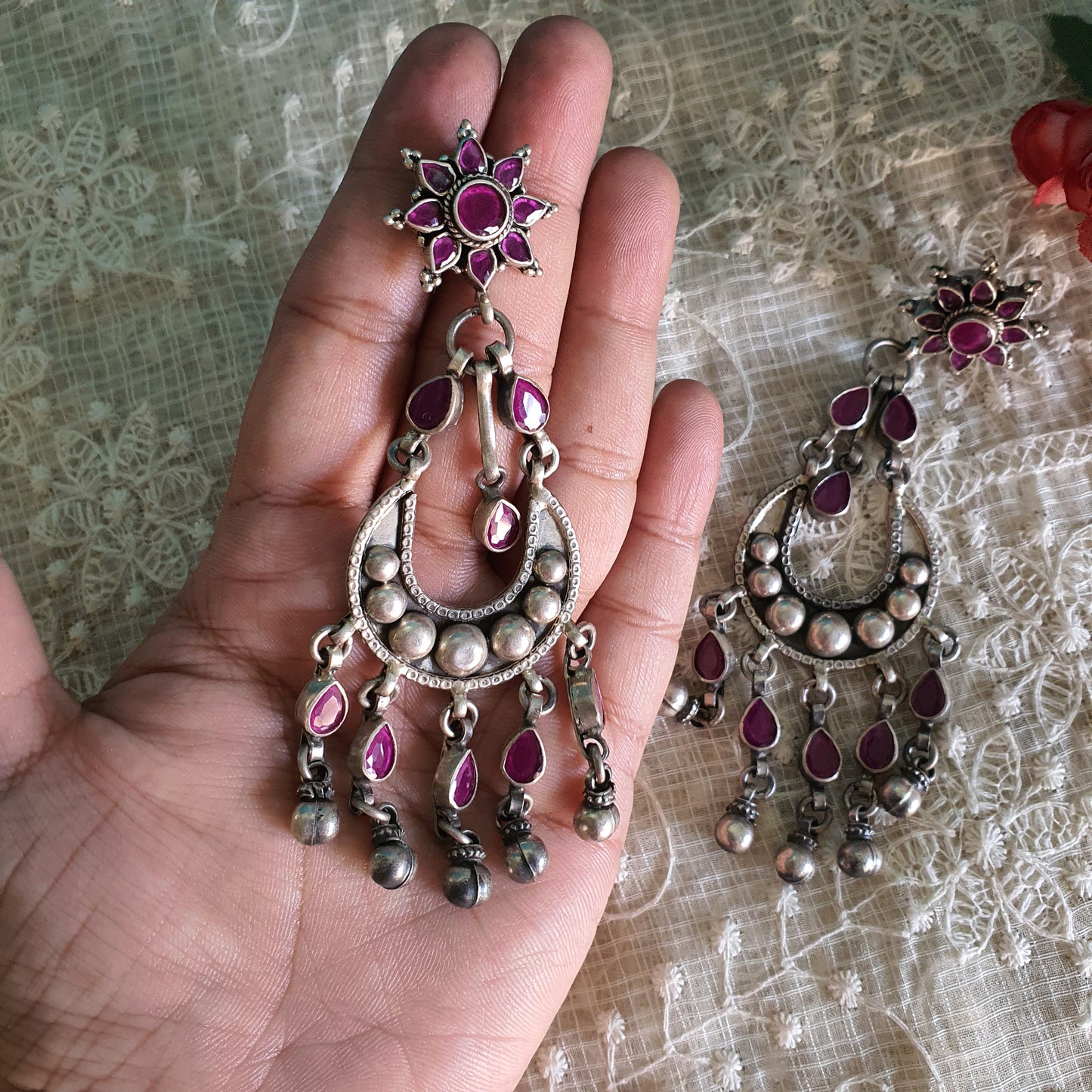 RAAS. The chandelier earrings.