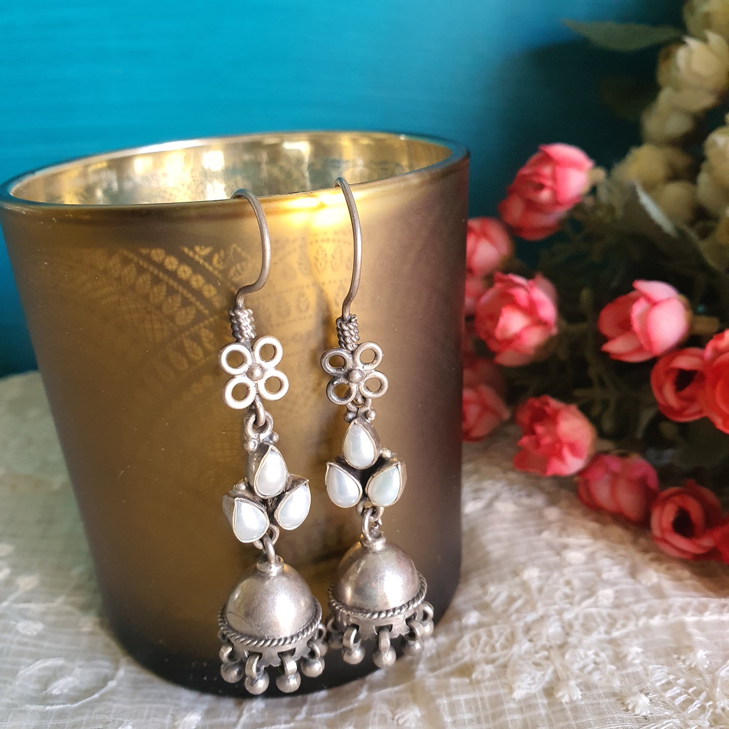 SHILPI. The pearl jhumki.